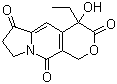 structure of CAS# 102978-40-5, 4-Ethyl-7,8-dihydro-4-hydroxy-1H-pyrano[3,4-f]indolizine-3,6,10(4H)-trione
