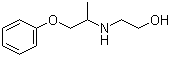 structure of CAS# 103-39-9, N-(Phenoxyisopropyl)ethanolamine