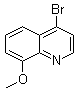 structure of CAS# 103028-31-5, 4-溴-8-甲氧基喹啉