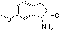 structure of CAS# 103028-80-4, 6-Methoxy-1-aminoindan hydrochloride