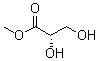 structure of CAS# 10303-88-5, (+)-Methyl glycerate
