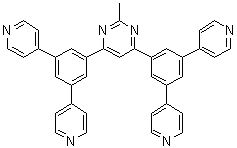 CAS # 1030380-51-8, 4,6-Bis(3,5-di-4-pyridinylphenyl)-2-methylpyrimidine