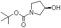 structure of CAS# 103057-44-9, (R)-1-Boc-3-hydroxypyrrolidine