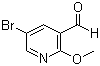 structure of CAS# 103058-87-3, 5-Bromo-2-methoxypyridine-3-carbaldehyde