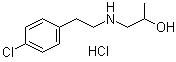 CAS 登录号：1030624-41-9, 1-[[2-(4-氯苯基)乙基]氨基]-2-丙醇盐酸盐