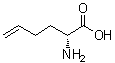 structure of CAS# 103067-78-3, (2R)-2-氨基-5-己烯酸
