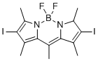 structure of CAS# 1031443-55-6, 2,6-Diiodo-1,3,5,7,8-pentaethyl-BODIPY