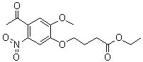 CAS # 1031702-80-3, Ethyl 4-(4-acetyl-2-methoxy-5-nitrophenoxy)butanoate