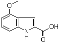 structure of CAS# 103260-65-7, 4-Methoxyindole-2-carboxylic acid