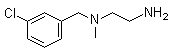 CAS # 103264-69-3, N1-[(3-Chlorophenyl)methyl]-N1-methyl-1,2-ethanediamine, N-m-Chlorobenzyl-N-methylethylenediamine