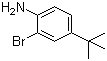 structure of CAS# 103273-01-4, 2-Bromo-4-tertbutylaniline
