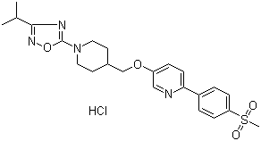 GSK 1292263 盐酸盐分子结构 (CAS 1032824-54-6)