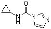 structure of CAS# 1033090-34-4, N-Cyclopropyl-1H-imidazole-1-carboxamide