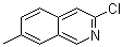 structure of CAS# 1033201-77-2, 3-氯-7-甲基异喹啉