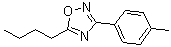 structure of CAS# 1033201-93-2, 5-丁基-3-(4-甲基苯基)-1,2,4-恶二唑