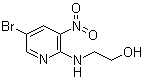 structure of CAS# 1033202-32-2, 2-[(5-Bromo-3-nitro-2-pyridinyl)amino]ethanol