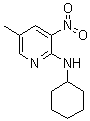 structure of CAS# 1033202-68-4, N-环己基-5-甲基-3-硝基-2-吡啶胺
