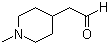1-甲基-4-哌啶乙醛分子结构 (CAS 10333-64-9)