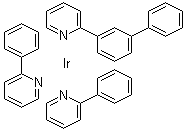 CAS 登录号：1034145-18-0, (OC-6-43)-[3-(2-吡啶基)[1,1'-联苯]-4-基]二[2-(2-吡啶基)苯基]铱