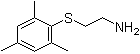 2-[(2,4,6-三甲基苯基)硫基]乙胺分子结构 (CAS 103423-06-9)