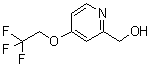 structure of CAS# 103577-65-7, 4-(2,2,2-Trifluoroethoxy)-2-pyridinemethanol