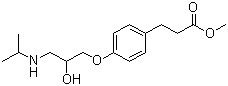 CAS 登录号：103598-03-4, 艾司洛尔, 3-[4-[2-羟基-3-(异丙基氨基)丙氧基]苯基]丙酸甲酯