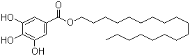 structure of CAS# 10361-12-3, Octadecyl gallate