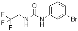 structure of CAS# 1036990-21-2, N-(3-溴苯基)-N'-(2,2,2-三氟乙基)-脲