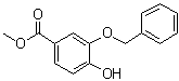 4-羟基-3-(苄氧基)苯甲酸甲酯分子结构 (CAS 1037072-57-3)