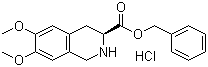 CAS # 103733-32-0, 1,2,3,4-Tetrahydro-6,7-dimethoxy-3-isoquinolinecarboxylic acid phenylmethyl ester hydrochloride