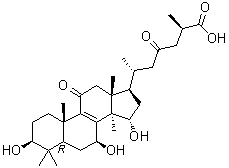 CAS # 103773-62-2, Ganoderic acid C 2, (3beta,7beta,15alpha,25R)-3,7,15-Trihydroxy-11,23-dioxo-lanost-8-en-26-oic acid