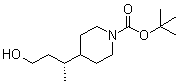 4-((R)-3-羟基-1-甲基丙基)哌啶-1-羧酸叔丁酯分子结构 (CAS 1037754-73-6)