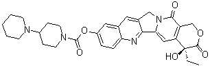 CAS # 103816-16-6, 10-[4-(1-Piperidino)-1-piperidinocarbonyloxy]camptothecin