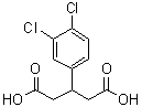 CAS 登录号：103860-25-9, 3-(3,4-二氯苯基)戊二酸
