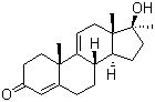 17beta-Hydroxy-17-methylandrosta-4,9(11)-dien-3-one molecular structure (CAS 1039-17-4)