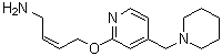 CAS 登录号：103922-84-5, (2Z)-4-[[4-(1-哌啶基甲基)-2-吡啶基]氧基]-2-丁烯-1-胺