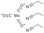 Tricarbonyltris(propionitrile)molybdenum (0) molecular structure (CAS 103933-26-2)
