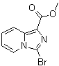 structure of CAS# 1039357-00-0, 3-溴咪唑并[1,5-a]吡啶-1-羧酸甲酯