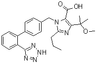 CAS 登录号：1039762-40-7, 4-(1-甲氧基-1-甲基乙基)-2-丙基-1-[[2'-(2H-四唑-5-基)[1,1'-联苯]-4-基]甲基]-1H-咪唑-5-羧酸