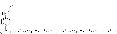 structure of CAS# 104-31-4, Benzonatate
