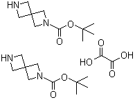 structure of CAS# 1041026-71-4, tert-Butyl 2,6-diazaspiro[3,3]heptane-2-carboxylate hemioxalate