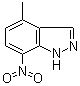 4-Methyl-7-nitro-1H-indazole molecular structure (CAS 104103-06-2)
