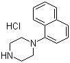 structure of CAS# 104113-71-5, 1-Naphthalen-1-ylpiperazine hydrochloride