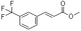 structure of CAS# 104201-66-3, (E)-3-(Trifluoromethyl)cinnamic acid methyl ester
