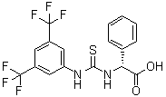 CAS 登录号：1042303-85-4, (alphaR)-alpha-[[[[3,5-二(三氟甲基)苯基]氨基]硫代甲酰基]氨基]苯乙酸