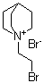 CAS # 104304-10-1, 1-(2-Bromoethyl)-1-azoniabicyclo[2.2.2]octane bromide