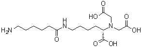 CAS 登录号：1043881-31-7, N6-(6-氨基-1-氧代己基)-N2,N2-二(羧甲基)-L-赖氨酸