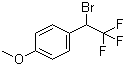 CAS 登录号：104395-39-3, 1-(1-溴-2,2,2-三氟乙基)-4-甲氧基苯