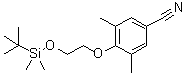 CAS # 1044871-98-8, 4-[2-[[(1,1-Dimethylethyl)dimethylsilyl]oxy]ethoxy]-3,5-dimethylbenzonitrile