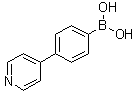structure of CAS# 1045332-30-6, 4-(Pyridin-4-yl)phenylboronic acid